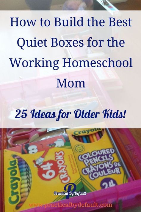 Can you use Quiet Boxes for Older kids? I do! As a busy working homeschool mom there are times I am waiting, traveling, recording and I need to keep my two busy, an not bored. Check out how we build our boxes here! Quiet Boxes, Quiet Time Boxes, Homeschool Nook, Bee Ideas, School Age Activities, Mom On The Go, School Boxes, Author Platform, Quiet Time Activities