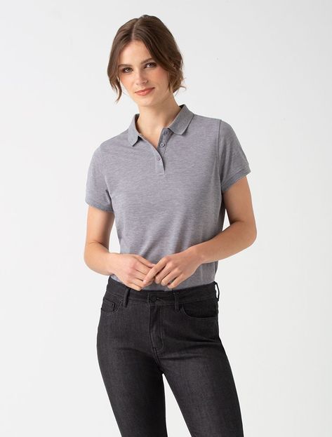 The Parker Polo Women's Work Shirt is exclusively engineered from drirelease technology, the only uniform Polo in Australia & NZ with drirelease performance properties. Unlike other polos on the market, drirelease tech won’t wash out: Better for wearer performance and the environment. Polo T Shirts Women, Polo Outfits For Women, Work Ootd, Uniform Work, Polo Shirt Outfits, Polo Outfit, Custom Polo Shirts, Business Shirt, Polo Women