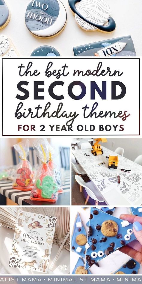 Searching through inspo for 2nd birthday party for boys and trying to pick out a theme for your little one's bash? These 2nd Birthday Party Themes are totally trendy, unique and super FUN - perfect toddler birthday themes that your little guy will LOVE! Birthday Theme 2 Year Boy, 2 Birthday Theme Boy, 2nd Birthday Boy Themes Unique, Two Year Old Birthday Party Themes, Two Birthday Theme Boy, Boys 2nd Birthday Party Themes, Boy 2nd Birthday Party Ideas, Second Birthday Party Themes, 2 Year Birthday Theme Boy