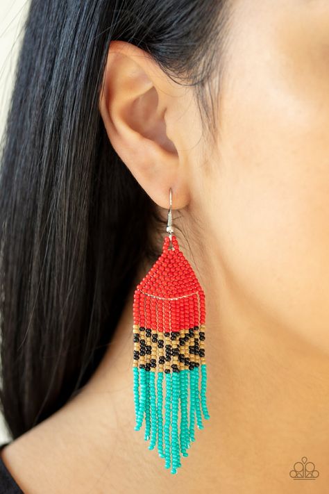 Fringe Earring, Beaded Jewelry Earrings, Beaded Chandelier Earrings, Loom Jewelry, Beaded Earrings Tutorials, Beaded Earrings Diy, Seed Bead Tutorial, Beaded Earrings Patterns, Earring Tutorial