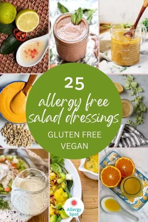 Dairy Free Salad Dressing Recipes, Peach Salad Dressing, Dairy Free Salad, Dairy Free Salad Dressing, Gluten Free Salad Dressing, Gluten Free Dressing, Soy Fish, Dairy Free Dressing, Dairy Free Ranch Dressing