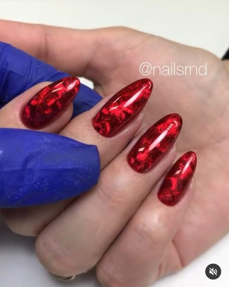 Autumn Winter Nails, Mom Nails, Red Nail Art Designs, Opal Nails, Red Nail Art, Red Nail, Design Nails, Uñas Acrilicas, Valentine Special