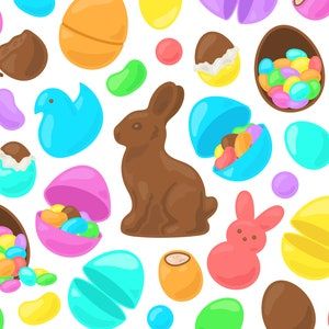 Easter Widgets, Easter Beagle, Spring Candy, Easter Marshmallow, Candy Clipart, Holiday Wallpapers, Bright Palette, Chocolate Bunnies, Easter Graphics