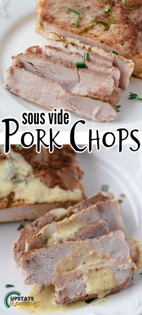 Sous Vide Lamb, Sous Vide Pork Chops, Sous Vide Chicken Breast, Sous Vide Pork, Sous Vide Chicken, Mustard Cream Sauce, Ribeye Steak Recipes, Specialty Food Store, Mushroom Cream Sauces