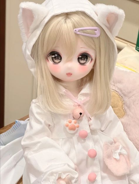 Bjd Dolls Girls, Doll Plushies, Doll Aesthetic, Kawaii Doll, Gothic Dolls, Silly Things, Dream Doll, Japanese Dolls, Anime Dolls