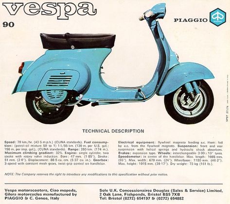 Vespa Pts, Ladies Scooter, Vespa Smallframe, Classic Scooter, Classic Vespa, Vintage Scooter, Vespa Scooter, Best Scooter, Vespa Lambretta