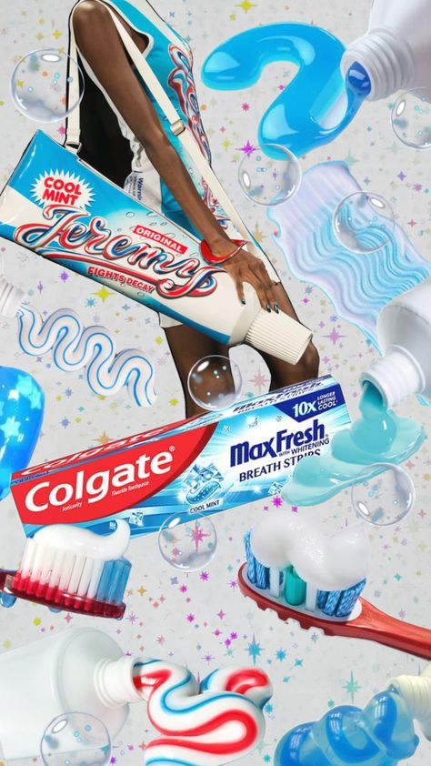 #toothpaste #random #creative Toothpaste Aesthetic, Colgate Toothpaste, Teeth Whitening, Toothpaste, Happy Birthday