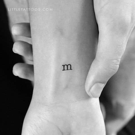 M Lowercase Typewriter Letter Temporary Tattoo - Set of 3 Fonts for tattoos #fontsfortattoos tattoo #tattoo tattoos #tattoos fonts #fonts font #font 7.81 Small M Tattoo Letter, Date Of Birth Tattoos Ideas Fonts, Name Tattoos On Neck, Tattoo Font Styles, Number Tattoo Fonts, Fonts For Tattoos, Typewriter Letters, Tattoos Fonts, Names Tattoos For Men