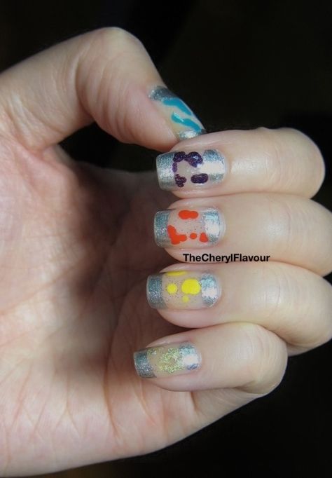 Lava Lamp Nails, Lamp Nails, Nail Art Short, Space Queen, Opi Red, Tumblr Post, Red Lights, Color Club, China Glaze