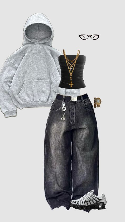 Baggy Outfit Ideas, Street Style Outfits Casual, Outfit Inspo Casual, Trendy Outfits For Teens, Swaggy Outfits, Simple Trendy Outfits, Mode Inspo, Cute Everyday Outfits, Really Cute Outfits