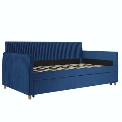 Buy Beds Online at Overstock | Our Best Bedroom Furniture Deals Twin Daybed, Mr Kate, Twin Trundle, Upholstered Daybed, Twin Mattress Size, Daybed With Trundle, Beds & Bed Frames, Guest Bed, Furniture Deals