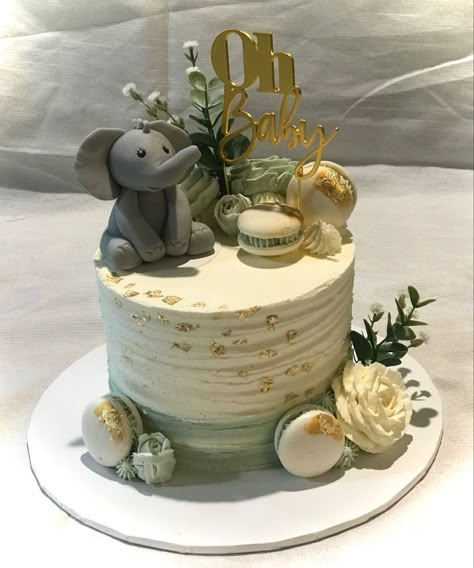 D Cake Letter Baby Shower Cake Green And Gold, Olive Green Baby Shower Cake, Gender Neutral Cake Ideas, Eucalyptus Baby Shower Cake, Green Baby Shower Cakes, Sage Baby Shower Cake, Sage Green Cake Ideas, Sage Green Baby Shower Cake, Simple Baby Shower Cakes