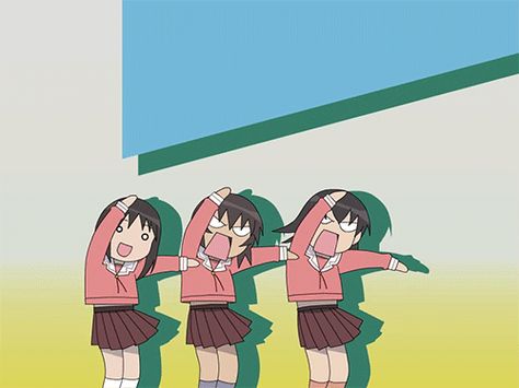 Just watched Azumanga Daioh for the first time and had to post this. - http://ift.tt/2fzt3uC Osaka Azumanga Daioh Gif, Osaka Azumanga Daioh, Sata Andagi, Black Lagoon Anime, Azumanga Daioh, Movie Club, Dancing Gif, Face Mask Black, Silly Girls