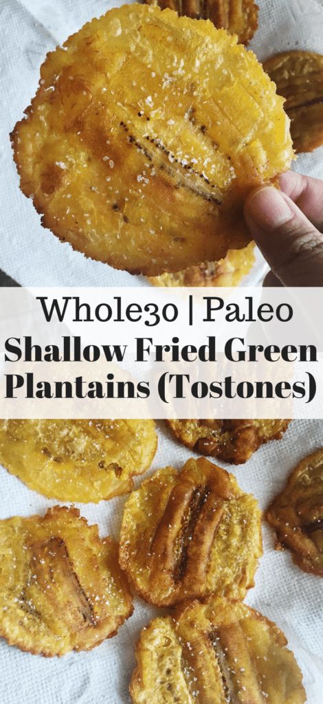 Shallow Fried Green Plantains (Tostones) - a dash of dolly Green Plantain Recipes, Easy Shrimp Ceviche, Plantains Recipe, Whole30 Snacks, Green Plantains, Avocado Salsa Recipe, Plantain Recipes, Shrimp Ceviche, Fried Green