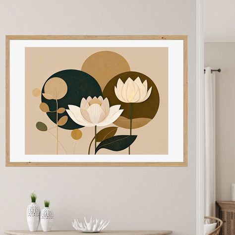 Watercolor lotus