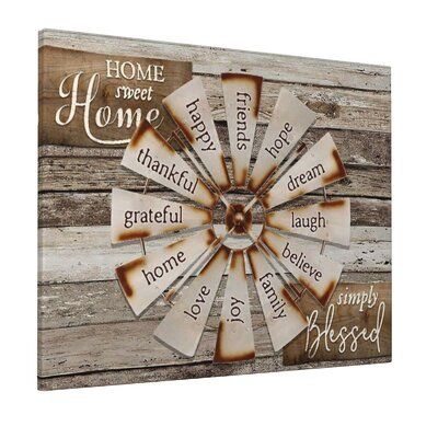 Rustic Canvas Wall Art, Windmill Wall Decor, Vintage Inspired Wall Decor, Family Artwork, Animal Canvas Art, Family Canvas, Painting Quotes, Art Fonts, Farmhouse Wall Art