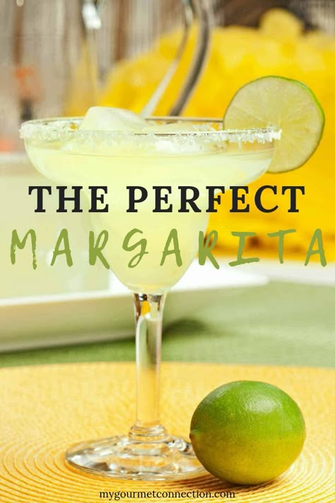 House Party Ideas, Perfect Margarita Recipe, Homemade Simple Syrup, Lime Margarita Recipe, The Perfect Margarita, Classic Margarita Recipe, Homemade Margaritas, Perfect Margarita, Lime Margarita