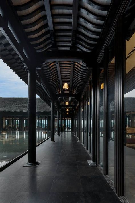 Chinese Architecture Interior, Photo Japon, Chinese Courtyard, Chinese House, Ancient Chinese Architecture, China Architecture, Interior Architects, Asian Interior, Asian Architecture