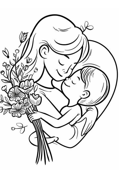 FREE Mother’s Day Coloring Pages to surprise and delight any mom! Perfect for toddlers and little kids to color in as a gift idea for a mom Nursery Prints Free, Polar Bear Coloring Page, Polar Bear Color, Contrast Images, Free Easter Coloring Pages, Mom Coloring Pages, Mothers Day Coloring Pages, Coloring Printables, Elephant Coloring Page