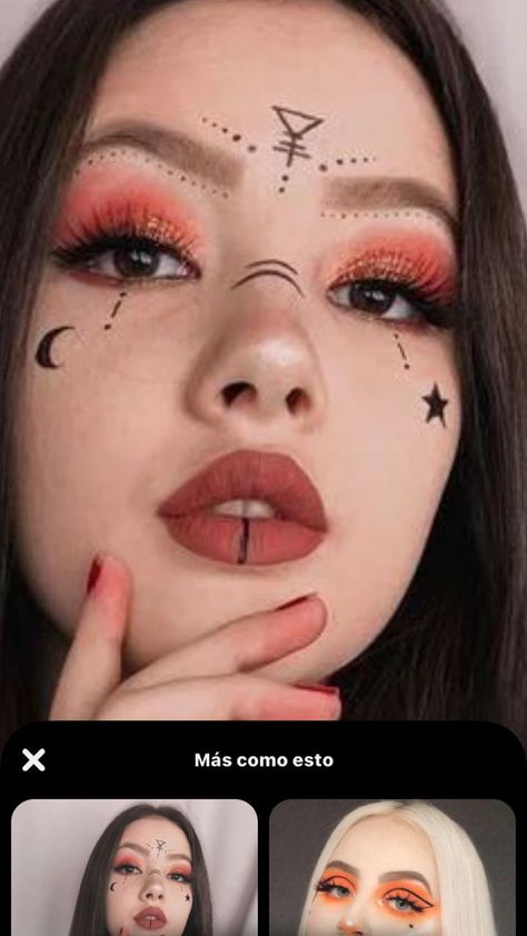 Modern Witch Costume Diy, Hecate Makeup, Witcher Makeup, Witch Make Up Pretty, Witch Makeup Easy, Witch Makeup Ideas Easy, Diy Witch Makeup, Halloween Costumes Witch Makeup, Samhain Makeup