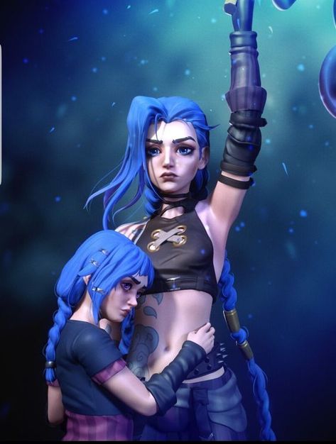 Jinx Reference, League Of Legends Kda, Arcane Series, Life Is Strange Fanart, League Of Legends Poster, Arcane Jinx, Comic Book Art Style, Jinx League Of Legends, League Of Legends Characters