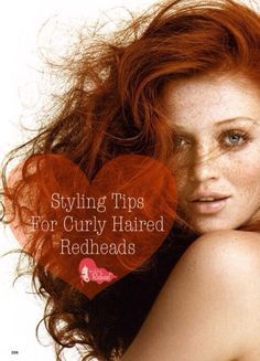 Redhead Tips, Curly Redhead, Makeup Tips For Redheads, Redhead Hairstyles, Ginger Ice Cream, Natural Red Hair, Red Curly Hair, Red Hair Don't Care, Naturally Curly Hair