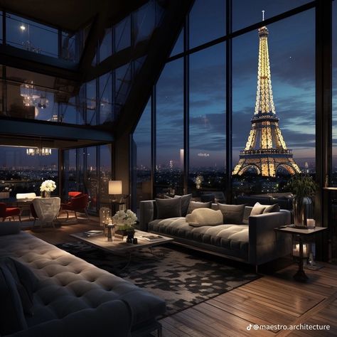 Mansion Rooms, Billionaire Lifestyle Luxury Living, Room With A View, Parisian Apartment, Design Apartment, Paris Apartments, Dream Living, Luxury Homes Dream Houses, Room Makeover Bedroom