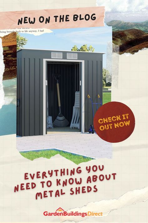 Metal Shed Organization Ideas, How To Finish The Inside Of A Shed, Metal Sheds Ideas Backyard, Shed Metal Siding, Metal Shed Ideas, Diy Metal Shed Makeover, How To Fix Up An Old Shed, 8x8 Plastic Shed, Sheds Ideas Backyard