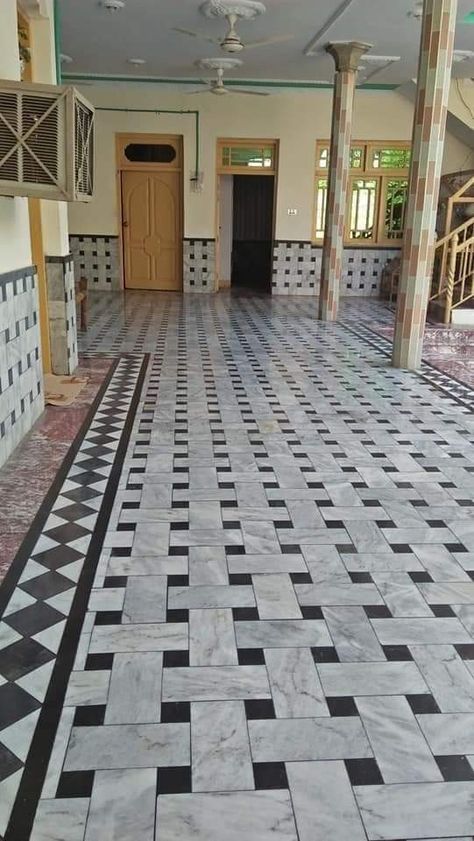 Marbal Floor Design Home New, Marbal Floor Design Home, Parking Tiles Design, Floor Pattern Design, Marble Floor Pattern, Grill Designs, Modern Window Grill, Marble Pattern Design, Simple Ceiling Design