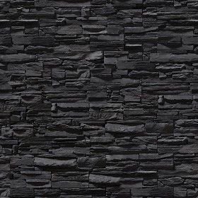 Textures Texture seamless | Stacked slabs walls stone texture seamless 08176 | Textures - ARCHITECTURE - STONES WALLS - Claddings stone - Stacked slabs | Sketchuptexture Pagar Modern, Stone Texture Wall, Backyard Escape, Stone Wall Texture, Stone Walls Interior, Black Brick Wall, Stone Interior, Cozy Backyard, Brick Texture