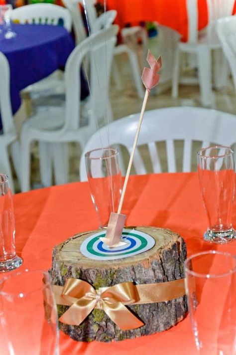 Brave Arrow Centerpiece Ideas, Brave Birthday Party Decorations, Brave Party Decorations, Brave Decorations, Merida Party, Merida Birthday Party, Brave Birthday Party, Brave Party, Pixar Party