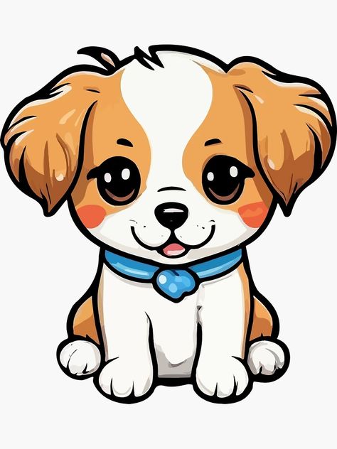 "Cute labrador retriever golden" Sticker for Sale by Grypis | Redbubble Cute Dog Clipart, Cute Labrador, Puppy Clipart, Puppy Drawing, Golden Puppy, Dog Clipart, Cute Animal Clipart, Cute Couple Cartoon, Pot Designs