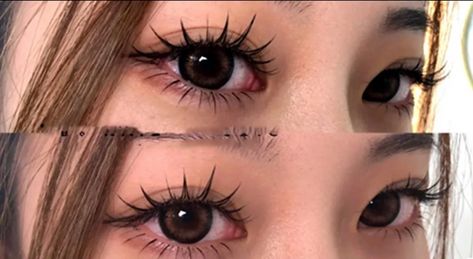 Anime Lash Extensions, Lashes Pack, Manga Lashes, Doll Eye Makeup, Korean Eye Makeup, Eyelashes Natural, Simple Makeup Looks, Ethereal Makeup, Longer Eyelashes