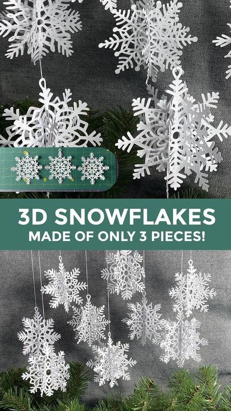 Parade Float Diy, Snowflakes Svg, Winter Wonderland Decor, 3d Snowflake, Snowflake Svg, Wonderland Decor, 3d Snowflakes, Christmas Crafts Decor, Svg Templates