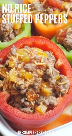 Stuffed Bell Peppers Keto Recipe, Low Sodium Stuffed Peppers Recipe, Bariatric Stuffed Peppers, Stuffed Pepper No Rice, Keto Bell Peppers Stuffed, Keto Stuffed Peppers Recipe, No Rice Stuffed Peppers, Low Sodium Stuffed Peppers, Low Calorie Stuffed Peppers