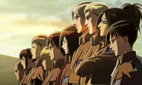 Levi | Hanji | Erwin | Mike | Mikasa | Eren | Armin | Jean | Sasha | Connie |  Shingeki no Kyojin |  Attack on titan | SNK Manga Tokyo Ghoul, Attack On Titan Aesthetic, Hxh Characters, Survey Corps, Eren And Mikasa, Otaku Mode, Ada Wong, Attack On Titan Fanart, Attack On Titan Levi