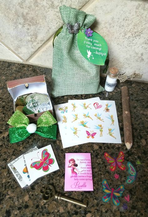 Fairy Party Gift Bag Ideas, Fairy Favor Bags, Fairy Party Bag Ideas, Fairy Party Favors Bags, Fairy Goody Bag Ideas, Enchanted Forest Party Goodie Bags, Fairy Birthday Goodie Bags, Fairy Party Bags, Garden Party Goodie Bags