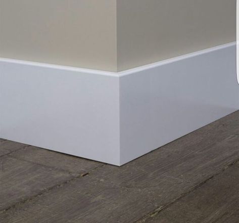 1x6 Craftsman baseboards Baseboard Ideas, Modern Baseboards, Floor Skirting, Baseboard Styles, Baseboard Trim, Interior Door Trim, Hardwood Floors Dark, House Trim, Floor Molding