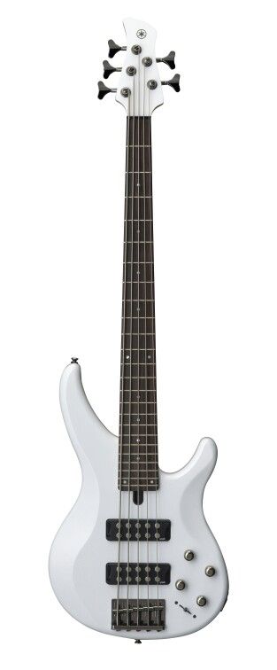 TRBX305 WH:WHITE Bass Guitar White, 5 String Bass Guitar, Yamaha Bass Guitar, Yamaha Bass, 5 String Bass, Yamaha Guitar, Luthier Guitar, Electric Guitar Design, All About That Bass