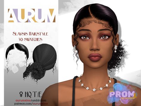 Bun Sims 4 Cc, Sims 4 Bun Hair, Sims 4 Cc Bun, Alpha Hair Cc, Sims 4 Alpha Cc Hair, Sims 4 Hair Cc Alpha, Sleek Low Bun, The Sims 4 Custom Content, Female Sims