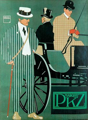 PKZ-Kehl men´s fashion (1908) | by Susanlenox Ludwig Hohlwein, Arte Art Deco, Poster Art Deco, Art Deco Illustrations, Illustration Kunst, Art Nouveau Poster, Art Deco Illustration, Art Deco Poster, Deco Poster