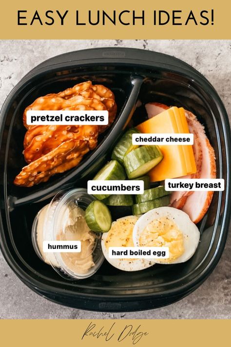 Healthy Easy Lunch Ideas, Lunch Ideas Work, Healthy Easy Lunch, Easy Lunch Idea, Healthy Lunch Snacks, Meal Prep Snacks, Easy Lunch Ideas, Healthy Lunch Meal Prep, Work Meals