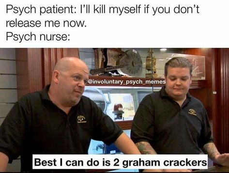 Psych Nursing, Psych Memes, Hospital Humor, Psych Nurse, Pharmacy Humor, Nurse Jokes, Dark Funny, Travel Humor Quotes, Healthcare Humor