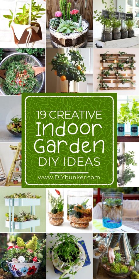 Create the perfect DIY indoor gardening setup in your apartment with these design ideas. Whether you're a beginner or an expert, you're bound to find one of these vegetable, herb, flowers or plants to your liking! Indoor gardens are definitely one of my favorite decor additions for the rooms in my house!   #plants #garden #gardening #indoorgarden Indoor Garden Diy, Herb Flowers, Table Mosaic, Mint Garden, Herb Planters, Indoor Herb Garden, Indoor Gardens, Indoor Patio, Herbs Indoors