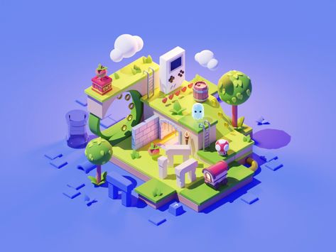 Isometric Map, Graphics Game, Game World, Space Games, 3d Games, Isometric Art, Game Environment, Game Interface, Isometric Illustration