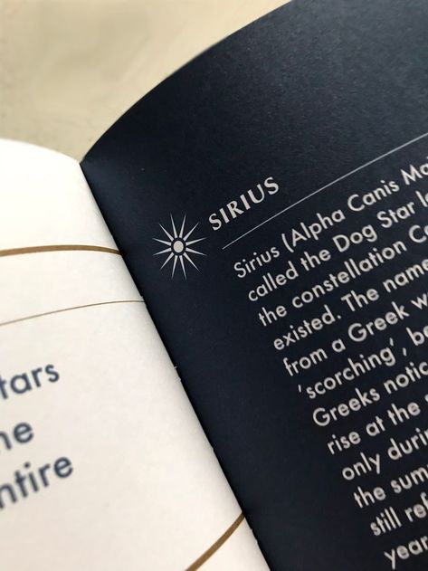 sirius page from 'seeing stars' by sara gillingham Sirius Star Constellations, Sirius Star Aesthetic, Sirius Star Tattoo, Padfoot Aesthetic, Constellations Aesthetic, Sirius Constellation, Wolfstar Stories, Star Sirius, Marauders Aesthetic