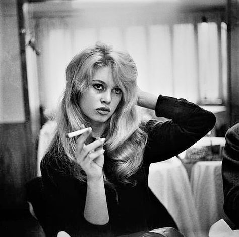 WEBSTA @brigittebardotbb Brigitte Bardot smoking, 1958. At Peace With Myself, Peace With Myself, I Am At Peace, Bridgette Bardot, Bridget Bardot, French New Wave, 28 September, Old Hollywood Stars, Marlene Dietrich