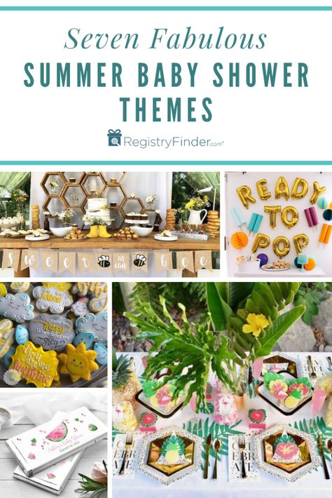 7 Sweet Summer Baby Shower Themes (plus even more creative ideas) Summer Theme Baby Shower Ideas For Boys, August Baby Shower Ideas Boy, Summer Boy Baby Shower Themes, Baby Boy Summer Baby Shower Themes, Baby Shower Themes For Boys Summer, Baby Boy Shower Ideas Summer, Outdoor Summer Baby Shower Ideas, Summertime Baby Shower Themes, Boy Summer Baby Shower Ideas