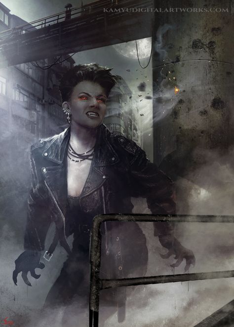 Vampire The Masquerade Art, Masquerade Art, Vampire The Masquerade Bloodlines, Practice Painting, Modern Vampires, Vampire The Masquerade, Vampire Masquerade, Science Fiction Illustration, I Gave Up