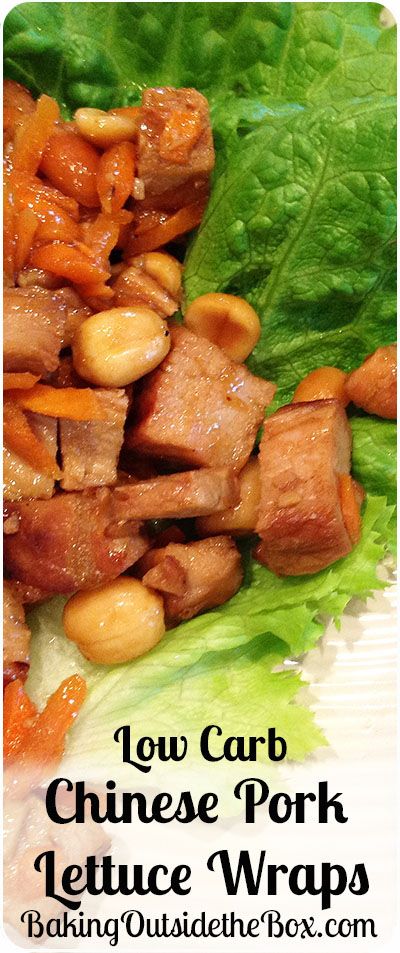 #bakingoutsidethebox | Satisfy a craving for Chinese food with easy this Low Carb Chinese Pork Lettuce Wraps recipe. Planning ahead makes this restaurant-style treat a snap. Low Carb Chinese, Chinese Pork Recipes, Keto Chinese, Cut Sugar, Lettuce Wraps Recipe, Pork Lettuce Wraps, Low Carb Pork, Chinese Pork, Cambodian Food